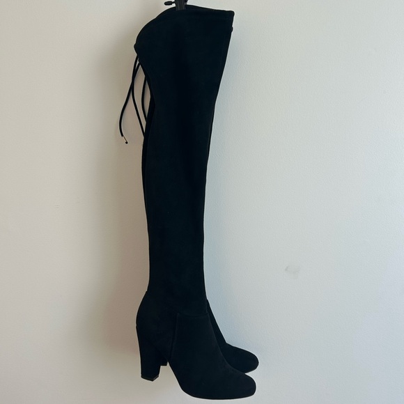 Call It Spring Shoes - Call It Spring Black Over-the-Knee Block Heel Boots